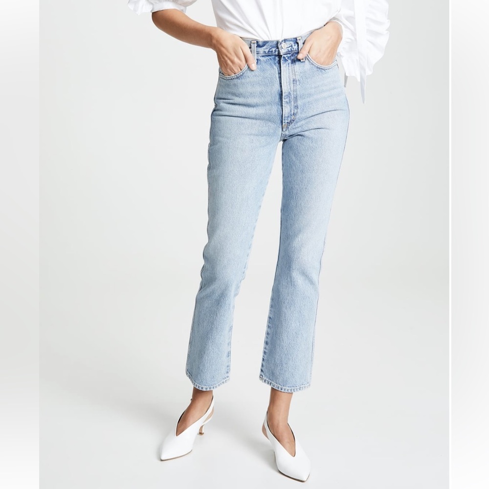 AGOLDE High Rise Kick Pinch Waist Jeans